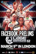 Watch Cage Warriors 52 Facebook Preliminary Fights 1channel