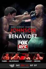 Watch UFC On Fox Johnson vs Benavidez II 1channel