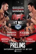 Watch UFC Fight Night 26 Preliminary Fights 1channel