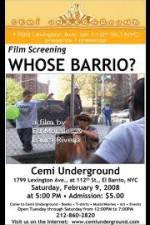 Watch Whose Barrio 1channel