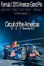 Watch Formula 1 2013 American Grand Prix 1channel