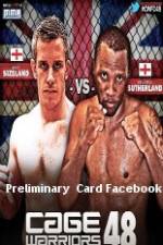 Watch Cage Warriors 48 Preliminary Card Facebook 1channel