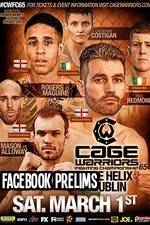 Watch Cage Warriors 65 Facebook prelims 1channel