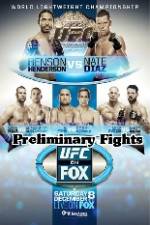 Watch UFC On Fox Henderson vs Diaz Preliminary Fights 1channel