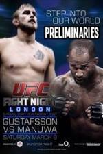 Watch UFC Fight Night 38: Gustafsson vs. Manuwa Preliminaries 1channel