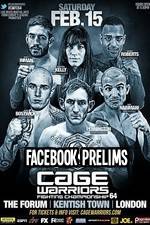 Watch Cage Warriors 64 Facebook Preliminary Fights 1channel