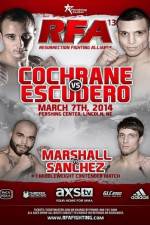 Watch RFA 13: Escudero vs Cochrane 1channel