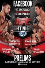 Watch UFC Fight Night 26 Facebook Prelims 1channel